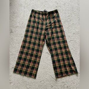 NWT Savage X Fenty Plaid Tied Up Tartan Open Back Pants Size 3X